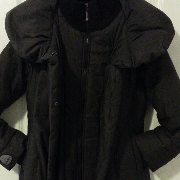 ✨️HP✨️SOIA & KYO "LOVEY" Coat XS BLK - Picture 7 of 8